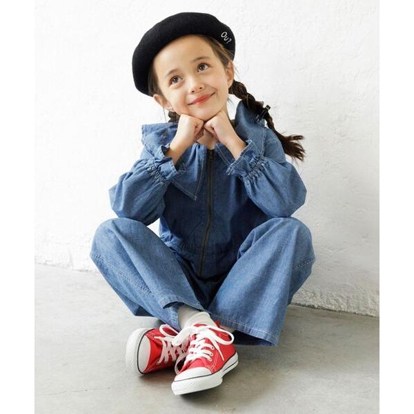 オールインワン 「Ou? by EDWIN」デニムオールインワン キッズ 子供服 男の子