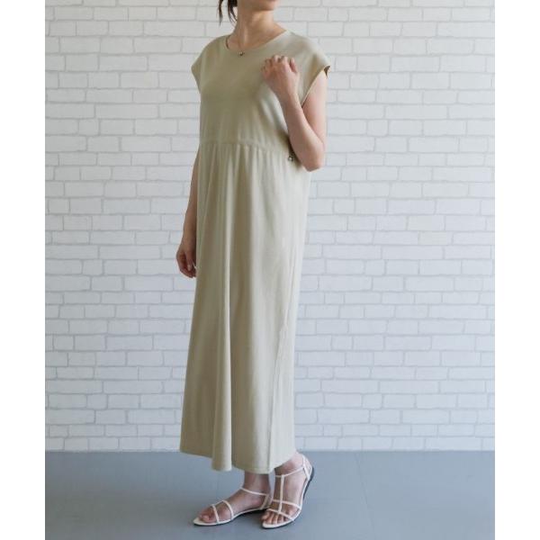 ワンピース テレコウエストドロストワンピース