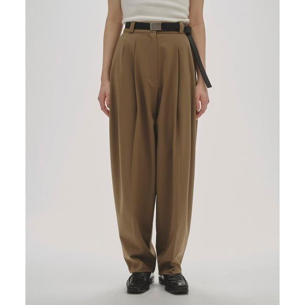 パンツ Tapered Tuck Trousers レディース