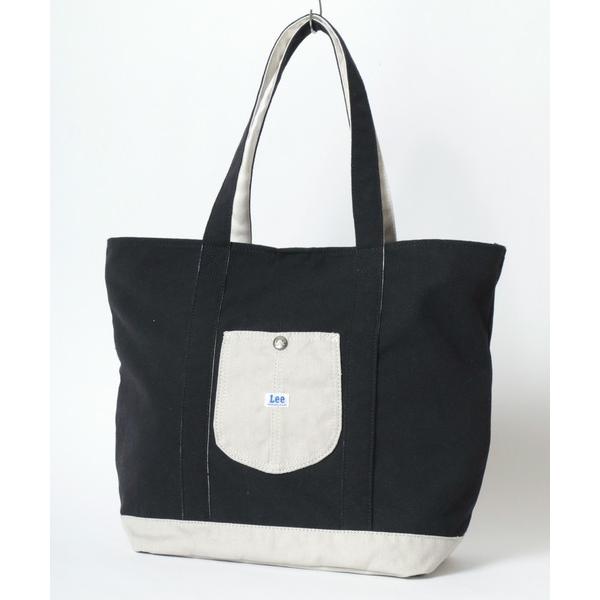 トートバッグ Lee/リーオーバーオールポケット キャンバストートバック Mサイズ レディース メン...