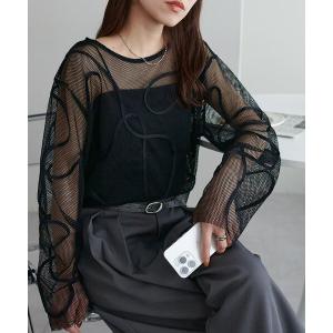 tシャツ 「WEB限定」コード刺繍プルオーバー レディース