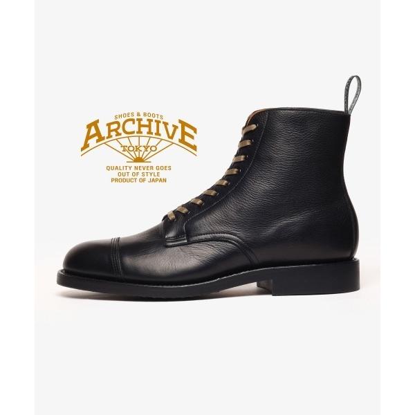 ブーツ 「 ARCHIVETOKYO 」 ” NELSON ” 9hole Laceup Servi...