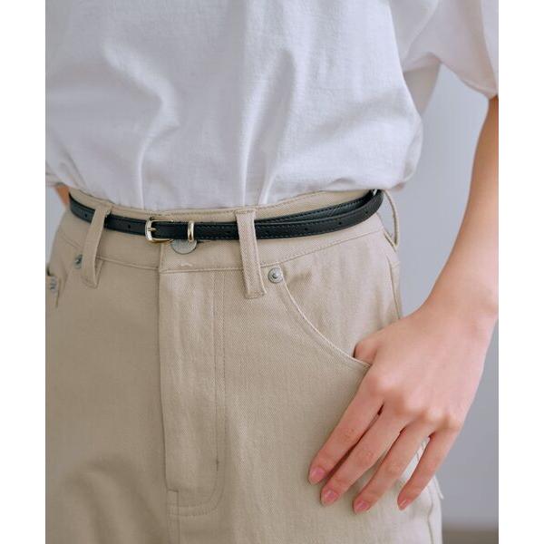 ベルト カーヴィーバックルベルト 「低身長・小柄女性」 レディース