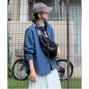 デニムジャケット gジャン 「sweet web掲載」デニムシャツジャケット レディース
