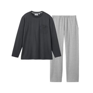 パジャマ COMME CI COMME CA/コムシコムサ　ルームウェア　長袖長パンツ　ミニ裏毛 メンズ