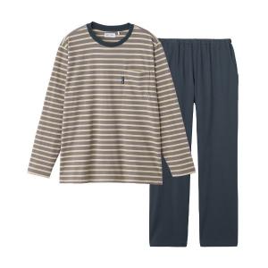 パジャマ COMME CI COMME CA/コムシコムサ　ルームウェア　長袖長パンツ　天竺 メンズ