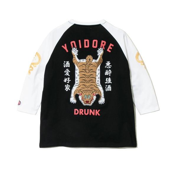 tシャツ YOIDORE/酔いどれ　チベタン ラグラン 7分TEE メンズ レディース