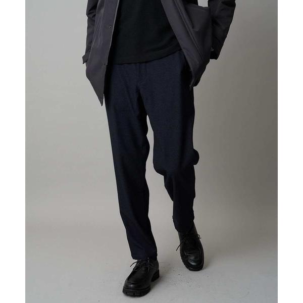 パンツ 「イージーケア」スマートシャンブレーテーパードパンツ(スマートシリーズ）セットアップ可 メン...