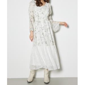 パーティードレス ワンピース 2WAYレースドッキングフレア ワンピース 春服
