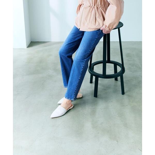 ジーンズ デニム デニムパンツ 「TWENTY FOUR DENIM」 テーパードデニムパンツ レデ...