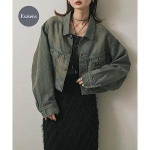 デニムジャケット gジャン 「別注」Lee101×SENSE OF PLACE　JACKET レディース