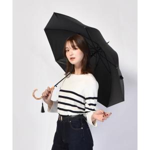 傘 サンシェイドロング竹手元 55cm　日傘　雨傘　兼用 レディース
