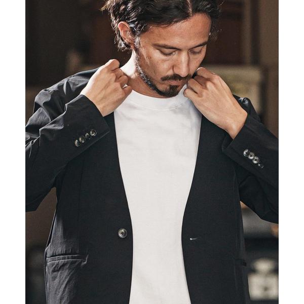 ジャケット ノーカラージャケット mj10552-cool stretch collarless j...