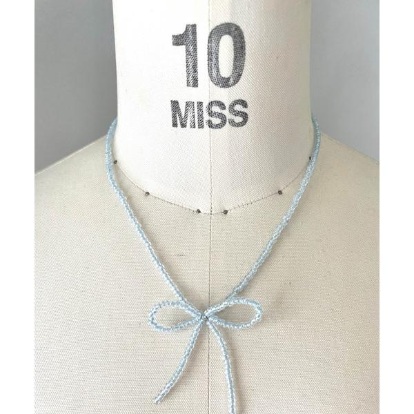 ネックレス 「Yu」「it」「yufect」Beads Ribbon Necklacd レディース ...