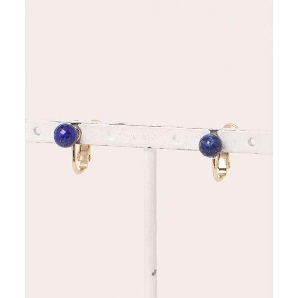 イヤリング september/ラピスラズリround earring レディース