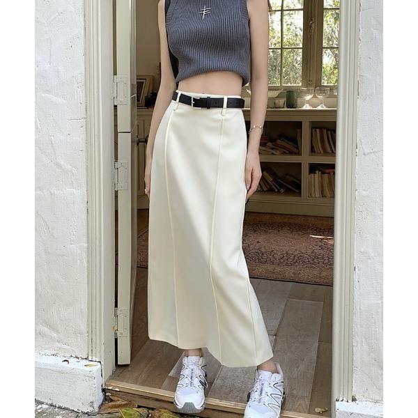 スカート ハイウエストスリムデザイン・スカート