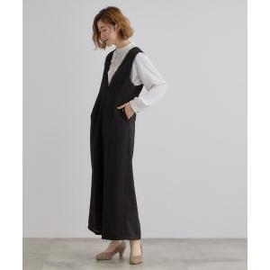 サロペット オーバーオール ツイードサロペット レディース