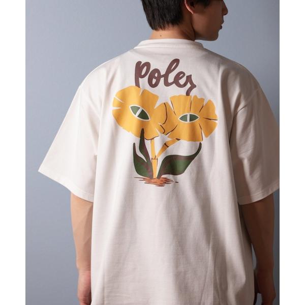 tシャツ 「ムラサキスポーツ限定」POLER/ポーラー 半袖Tシャツ ビッグシルエット 吸湿速乾 2...