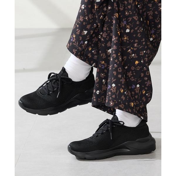 スニーカー 軽量 新色追加 「 瞬間フィット 」 ハンズフリー ニット スニーカー /OT3757 ...