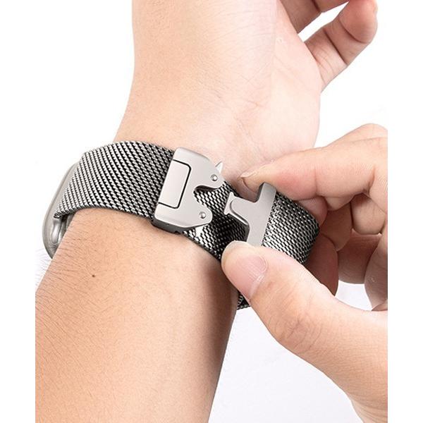 腕時計 Stainless Mesh Apple Watch Band Ultra メンズ レディー...