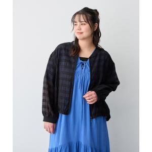 u plume（ユープリュム） ジャケット ノーカラージャケット 「L〜4L