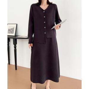 ディケイドクラシック（DECADE CLASSIC）/セットアップ　長袖ニット＆フレアスカート DECADE CLASSIC（ディケイドクラシック） セットアップ セットアップ