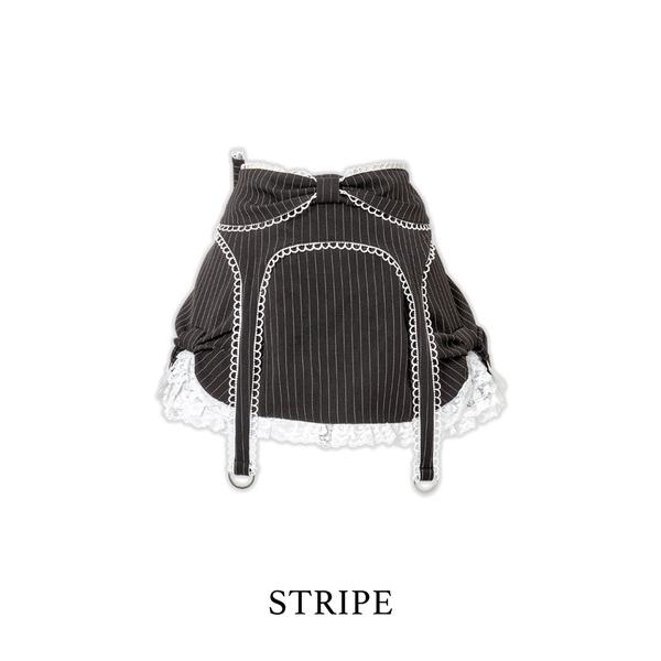 スカート Side ribbon ＆ frill back ribbon skirt