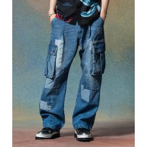 glamb（グラム） Knit Denim Cargo Pants / ニットデニムカーゴパンツ