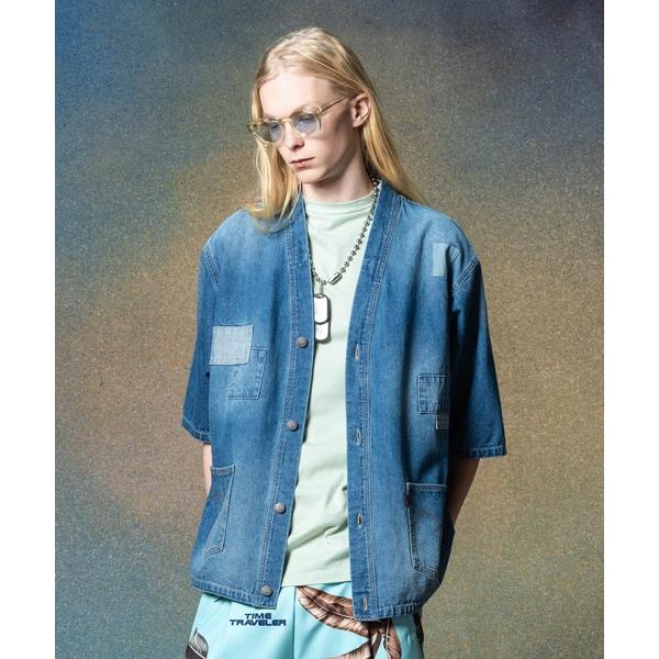 シャツ Unplugged Denim Happi Shirt / アンプラグドデニムハッピシャツ ...