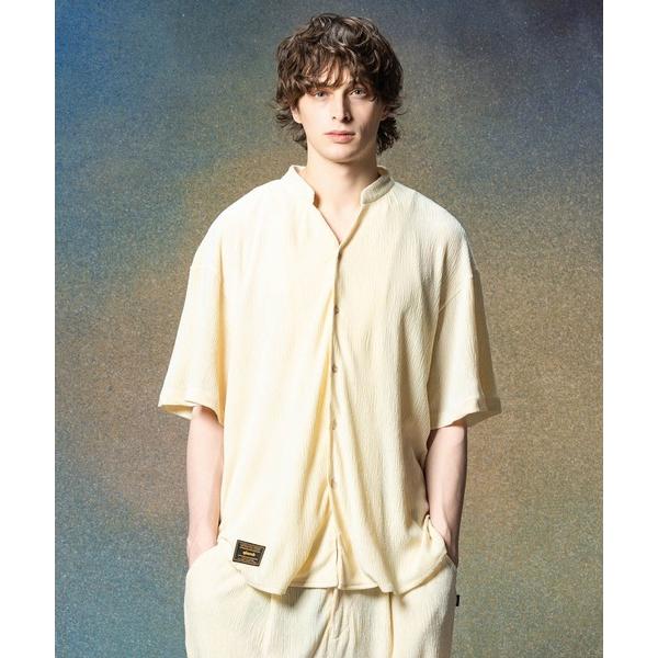 七分袖 シャツ Glamour Crepe Shirt / グラマークレープシャツ メンズ レディー...