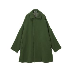 「Plantation」 ステンカラーコート M size グリーン レディース