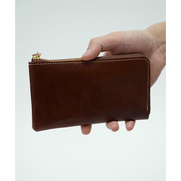 財布 SLOWER スロウワー PEBBLE LONG SLIM WALLET Geyser メンズ...