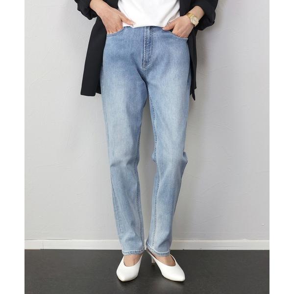 ジーンズ デニム デニムパンツ ストレッチデニムテーパードパンツ レディース