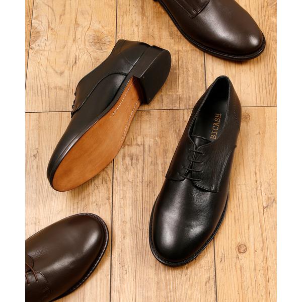 ビジネスシューズ BICASH ビカーシ / LEATHER SHOES レザープレーントゥシューズ...