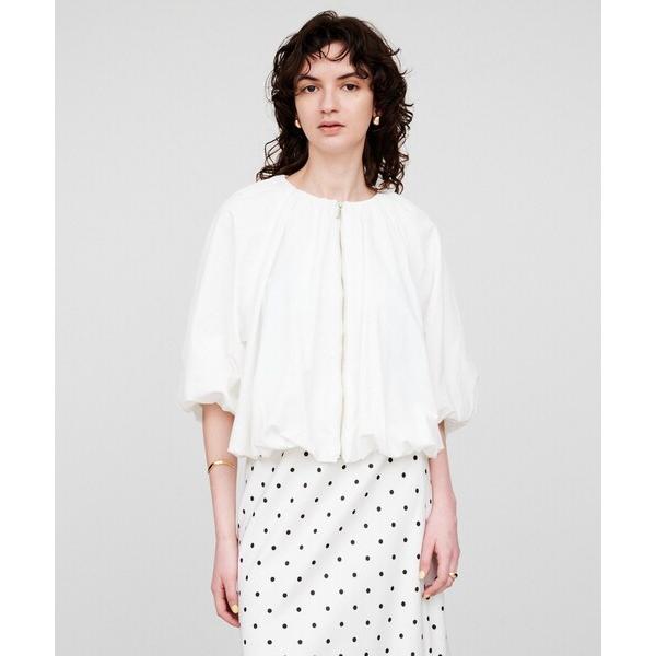 ブルゾン アウター 「手洗い可」バルーンショートブルゾン レディース