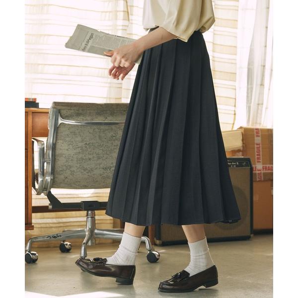 スカート アソート プリーツ フレア ロングスカート