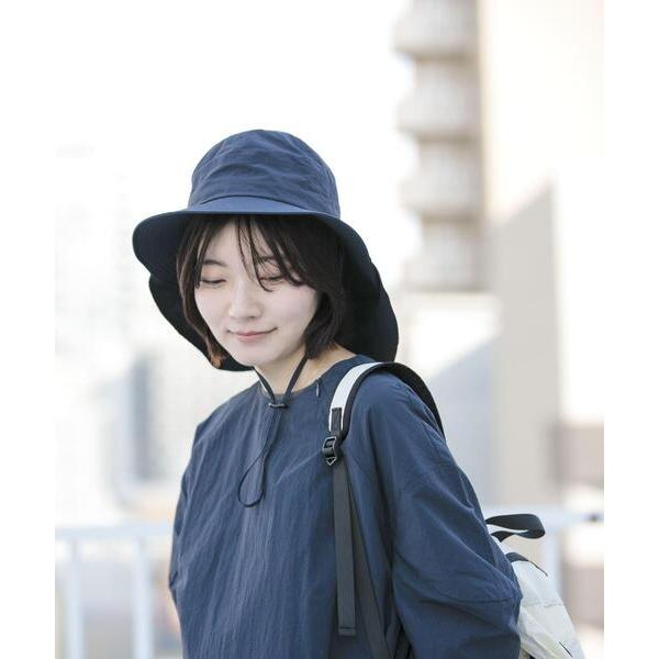 帽子 ハット 「UR TECH」ナイロンタッサーサンシェードハット レディース