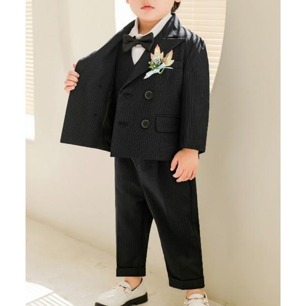 フォーマル 発表会 卒園式 入学式 FReePLACe/キッズ　4点スーツセット X12377 キッ...