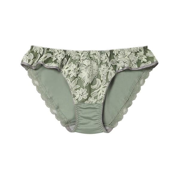 ショーツ ボタニカル柄×エンブロイダリーレース　ショーツ