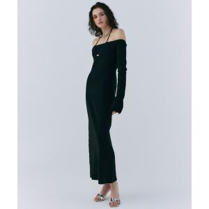 JOSE MOON（ジョゼムーン） ワンピース CURVE SLEEVE KNIT DRESS