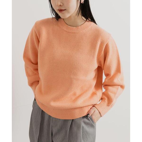 ニット セーター 米富繊維　WASHI COTTON KNIT PULLOVER レディース