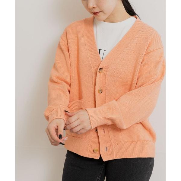カーディガン 米富繊維　WASHI COTTON KNIT CARDIGAN レディース
