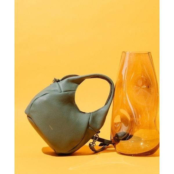 ショルダーバッグ バッグ 「BEAURE/ビュレ」カウレザー ラウンド ミニ トート レディース