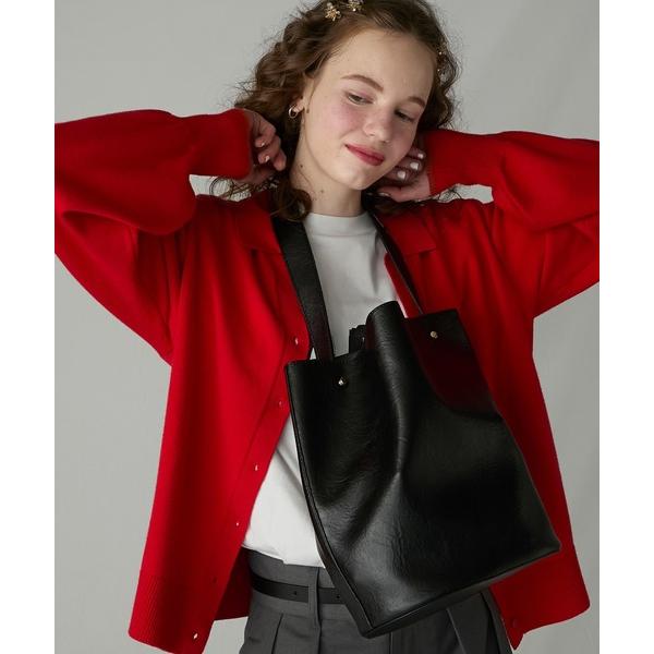 トートバッグ 「BONLECILL Marche」「ポーチ付き／A4」バケット型ソフトトートバッグ ...