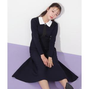 BORDERS at BALCONY（ボーダーズアットバルコニー） 長袖ワンピース 36