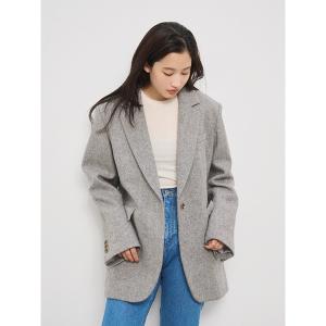 「CHAROL」 テーラードジャケット S グレー レディース