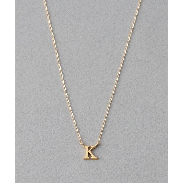 ネックレス 「コード」 K10YG イニシャル ネックレス レディース