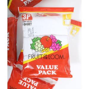 tシャツ FRUIT OF THE LOOM/フルーツオブザルーム クルーネック 半袖Tシャツ/3枚セット パックT/レディース メンズ メンズ レデ