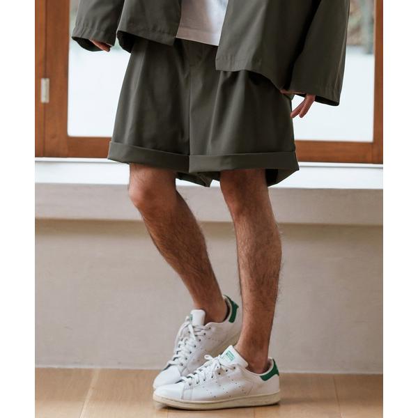 パンツ mp13286-TRタックロールアップショートパンツ メンズ