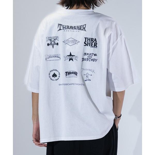 tシャツ 「at」「THRASHER/スラッシャー」MULTI/FRAME/DIAMOND LOGO...